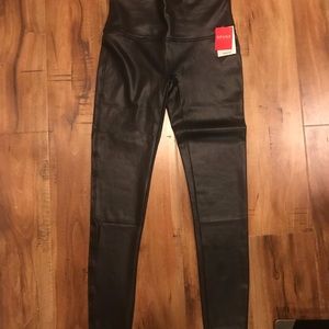 Spanx faux leather leggings